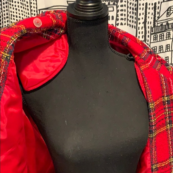 JSJ Petites Stewart Plaid Double Breasted Jacket - Picture 6 of 6